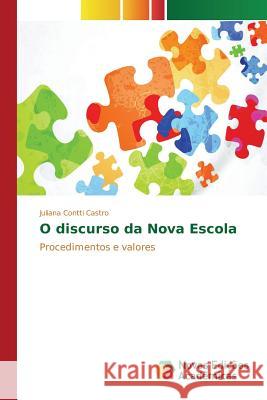 O discurso da Nova Escola Contti Castro Juliana 9783841703552 Novas Edicoes Academicas - książka