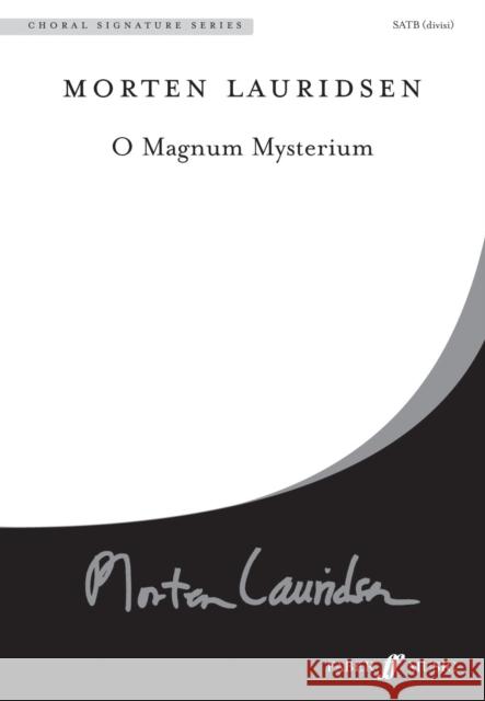 O Magnum Mysterium  9780571521289 Faber Music Ltd - książka
