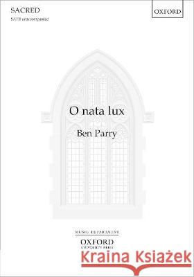 O nata lux Ben Parry   9780193528130 Oxford University Press - książka
