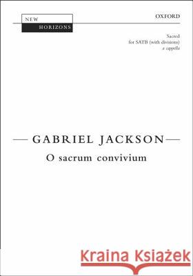 O sacrum convivium  9780193505100 Oxford University Press - książka