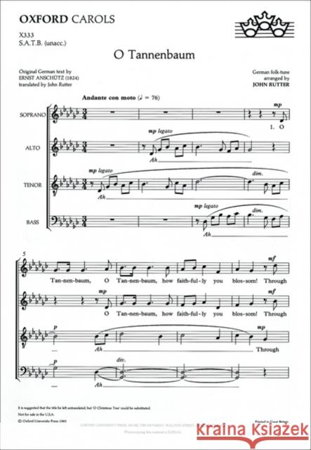 O Tannenbaum  9780193431348 Oxford University Press - książka