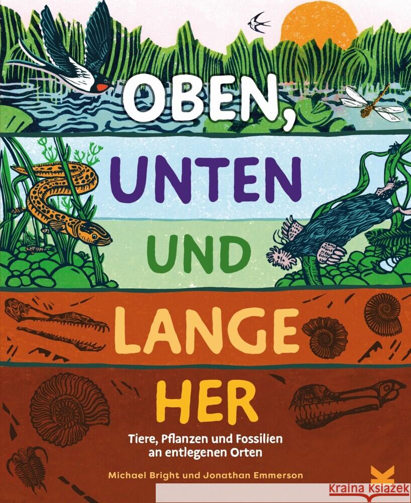 Oben, unten und lange her Bright, Michael 9783962443290 Laurence King Verlag GmbH - książka