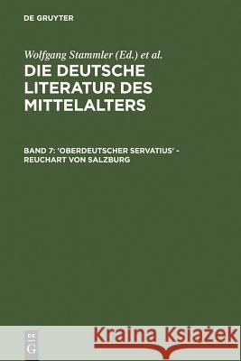 'Oberdeutscher Servatius' - Reuchart von Salzburg Christine S 9783110115826 Walter de Gruyter - książka