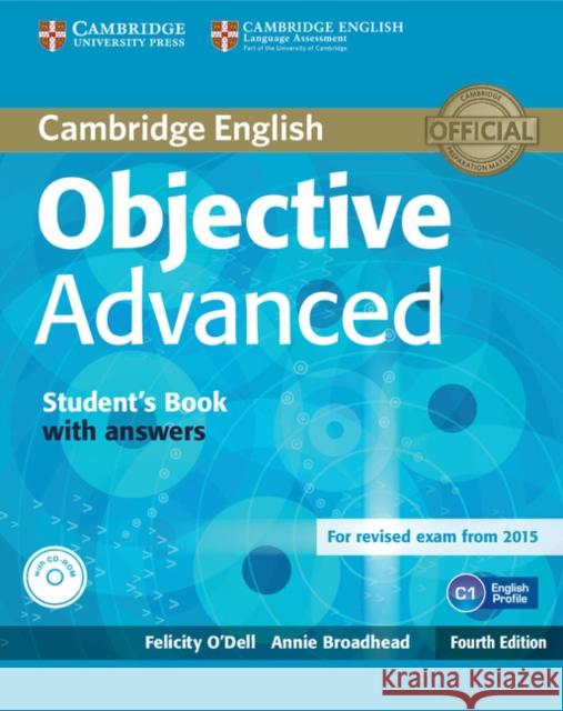 Objective Advanced Student's Book with Answers with CD-ROM Annie Broadhead 9781107657557 Cambridge University Press - książka