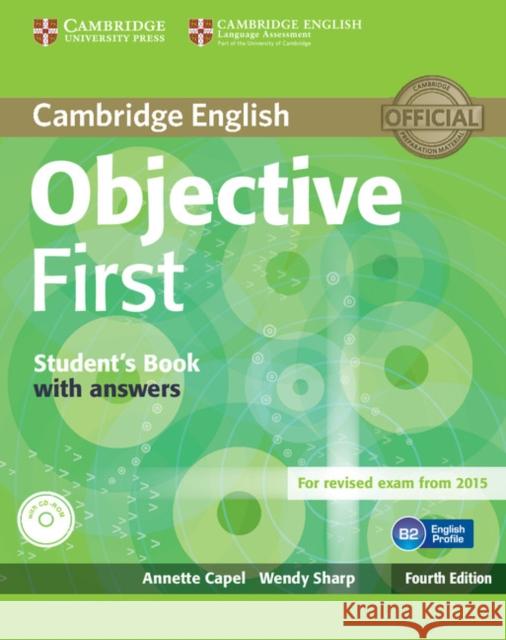 Objective First Student's Book with Answers with CD-ROM Wendy Sharp 9781107628304 Cambridge University Press - książka