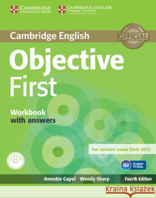 Objective First Workbook with Answers with Audio CD Capel Annette Sharp Wendy 9781107628458 Cambridge University Press - książka