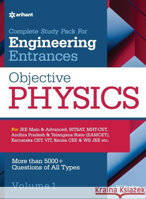 Objective Physics Vol 1 For Engineering Entrances Pandey, D. C. 9789326193344 Arihant Publication - książka