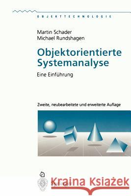 Objektorientierte Systemanalyse: Eine Einführung Schader, Martin 9783540607267 Springer - książka