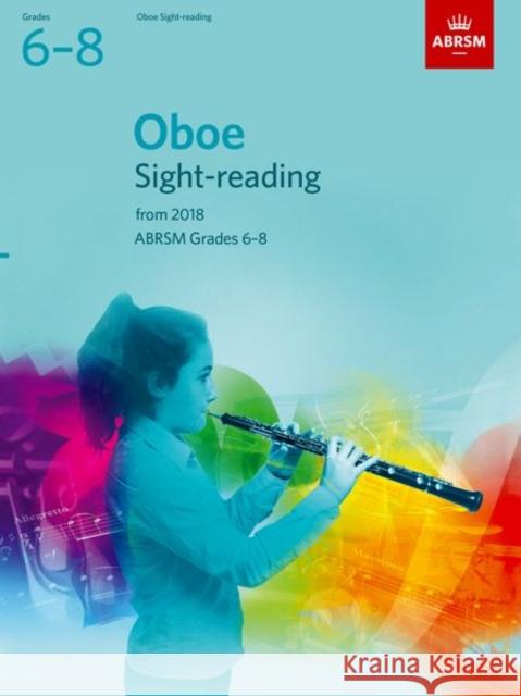 Oboe Sight-Reading Tests, ABRSM Grades 6-8 from 2018  9781848499829 ABRSM Sight-reading - książka