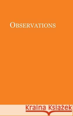 Observations John Winthrop 9780997024234 J Winthrop - książka