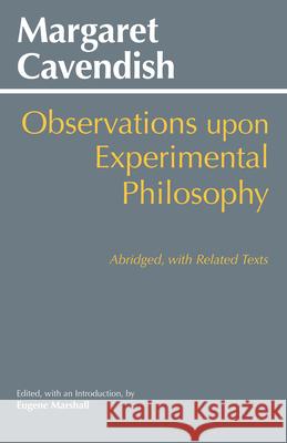 Observations Upon Experimental Philosophy Abridged with Related Texts  9781624665141  - książka