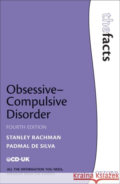 Obsessive-Compulsive Disorder Stanley Rachman 9780199561773  - książka