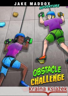 Obstacle Challenge Jake Maddox Giuliano Aloisi 9781496592040 Stone Arch Books - książka