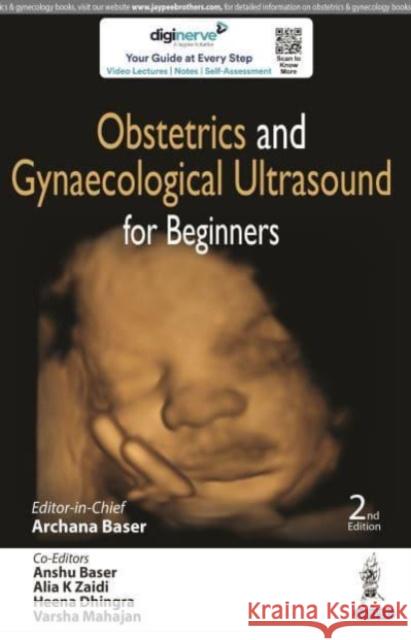 Obstetrics and Gynaecological Ultrasound for Beginners Anshu Baser 9789356960930 Jaypee Brothers Medical Publishers - książka