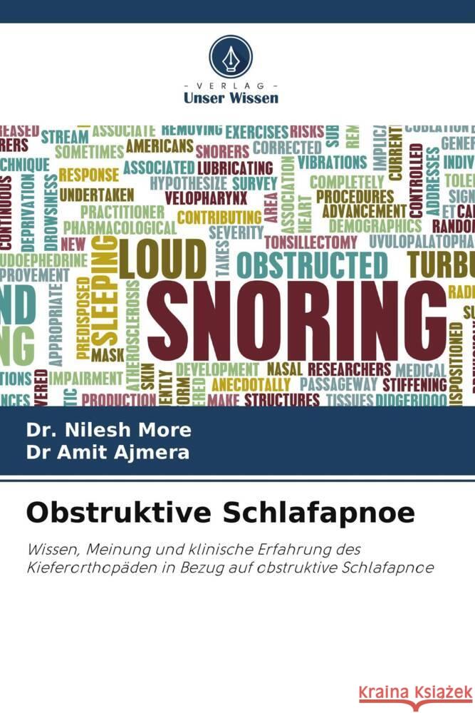 Obstruktive Schlafapnoe Nilesh More Amit Ajmera 9786208396824 Verlag Unser Wissen - książka
