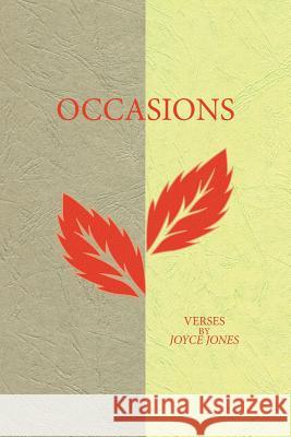 Occassions Joyce Jones 9781502304315 Createspace Independent Publishing Platform - książka