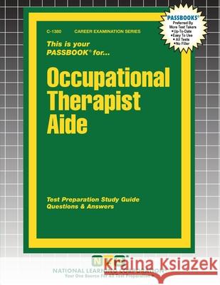 Occupational Therapist Aide Passbooks 9781799313809 National Learning Corp - książka