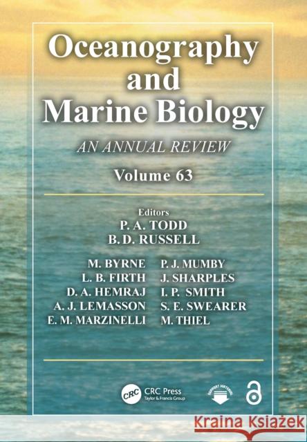 Oceanography and Marine Biology: An Annual Review B. D. Russell P. A. Todd 9781032964768 CRC Press - książka