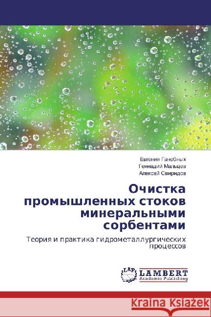 Ochistka promyshlennyh stokov mineral'nymi sorbentami : Teoriya i praktika gidrometallurgicheskih processov Ganebnyh, Evgeniya; Mal'cev, Gennadij; Sviridov, Alexej 9783659883002 LAP Lambert Academic Publishing - książka