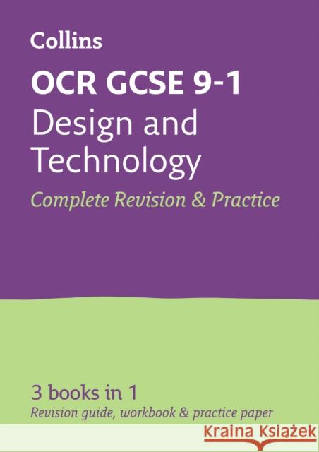 OCR GCSE 9-1 Design & Technology All-in-One Complete Revision and Practice: Ideal for the 2024 and 2025 Exams Collins GCSE 9780008227418 HarperCollins Publishers - książka