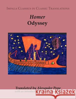 Odyssey Homer                                    Alexander Pope Shorrock 9781905530069 Impala - książka