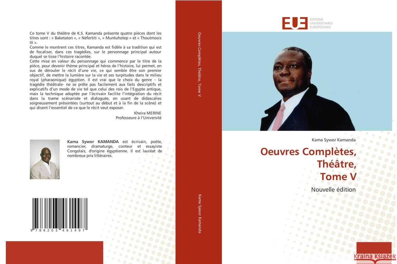Oeuvres Complètes, Théâtre, Tome V Kamanda, Kama Sywor 9786203461497 Éditions universitaires européennes - książka
