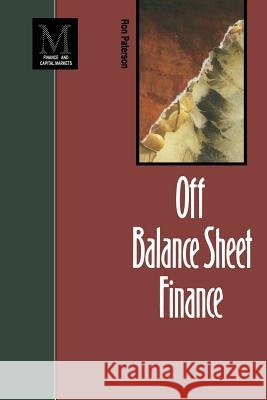 Off Balance Sheet Finance Ernst & Young 9780333560419 PALGRAVE MACMILLAN - książka