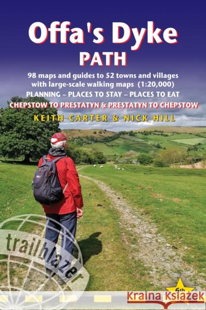 Offa's Dyke Path Trailblazer Walking Guide 6e Keith Carter 9781912716425 Trailblazer Publications - książka