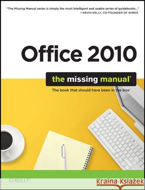 Office 2010: The Missing Manual Conner, Nancy 9781449382407 Pogue Press - książka