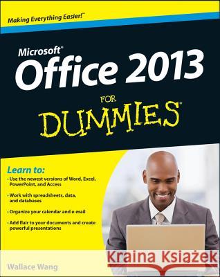 Office 2013 For Dummies Wallace Wang 9781118497159  - książka