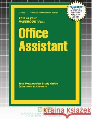 Office Assistant Passbooks 9781799313823 National Learning Corp - książka
