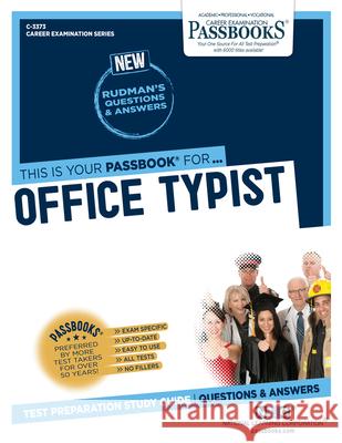 Office Typist National Learning Corporation 9781731833730 Passbooks - książka