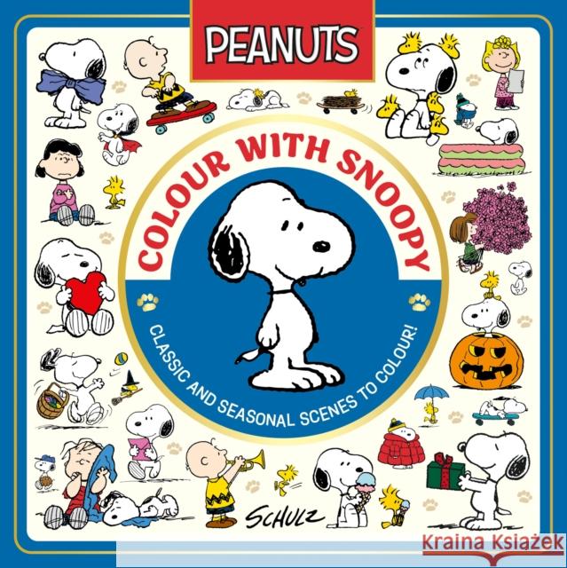 Official Peanuts: Colour with Snoopy Charles M. Schulz 9780008784225 HarperCollins Publishers - książka