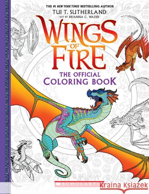 Official Wings of Fire Coloring Book Scholastic 9781338818406 Scholastic Inc. - książka