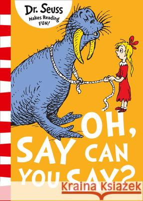 Oh Say Can You Say? Dr. Seuss 9780008288112 HarperCollins Publishers - książka