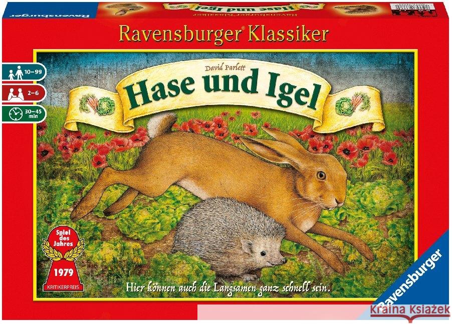 Hase und Igel (Spiel) : Hier können auch die Langsamen ganz schnell sein. Ausgezeichnet mit Spiel des Jahres 1979