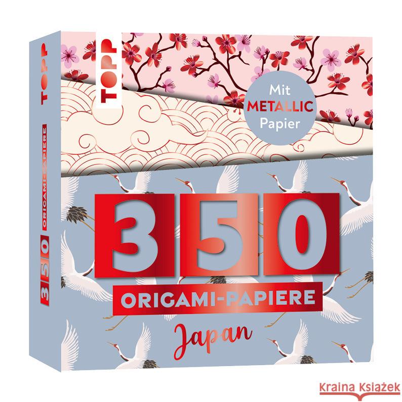 350 Origami-Block Japanische Motive