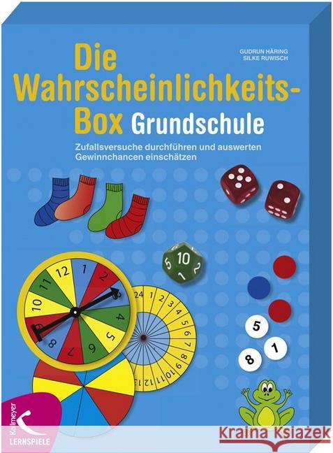 Die Wahrscheinlichkeits-Box Grundschule (Spiel) : Zufallsversuche durchführen und auswerten