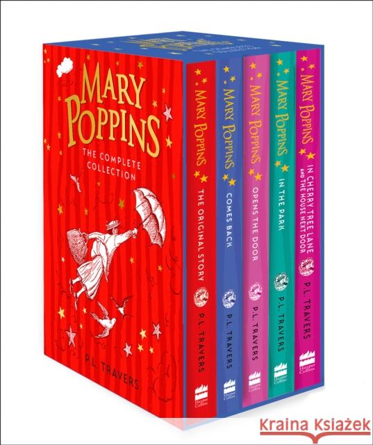 Mary Poppins – The Complete Collection Box Set: Mary Poppins, Mary Poppins Comes Back, Mary Poppins Opens the Door, Mary Poppins in the Park, Mary Poppins in Cherry Tree Lane / Mary Poppins and the Ho