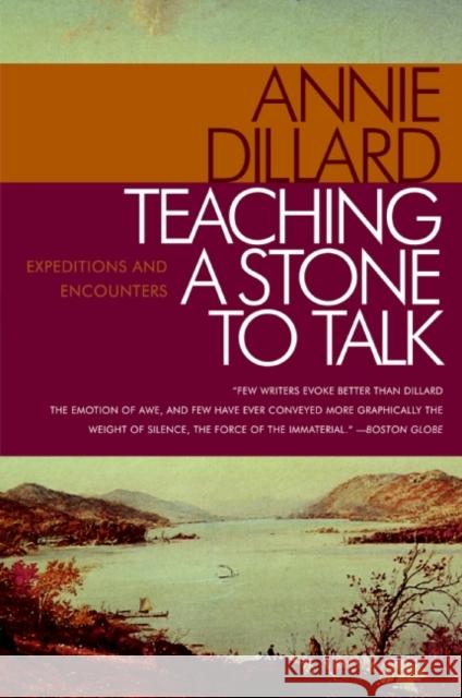 Teaching a Stone to Talk: Expeditions and Encounters