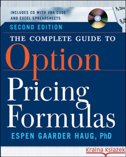 The Complete Guide to Option Pricing Formulas