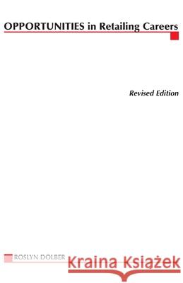 Opportunities in Retailing Careers