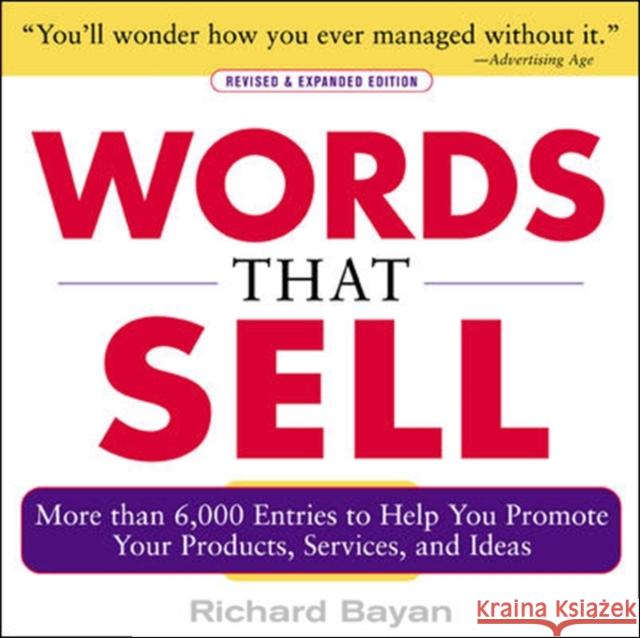 Words that Sell, Revised and Expanded Edition