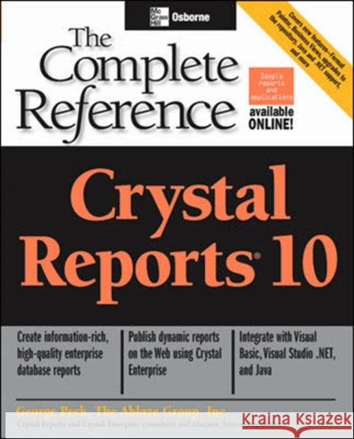 Crystal Reports 10