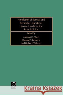 Handbook of Special and Remedial Education: Research and Practice