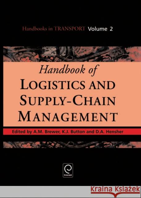 Handbook of Logistics and Supply-Chain Management