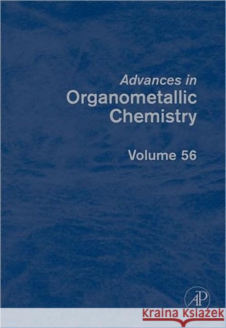 Advances in Organometallic Chemistry: The Organotransition Metal Chemistry of Poly(pyrazolyl)Borates. Part 1 Volume 56
