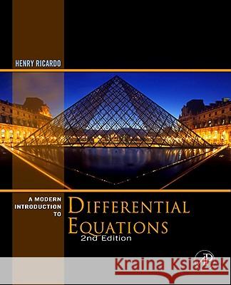 A Modern Introduction to Differential Equations