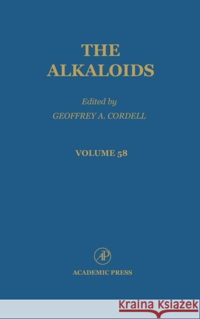 The Alkaloids: Volume 58