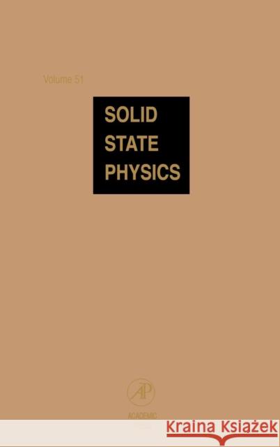 Solid State Physics: Volume 51